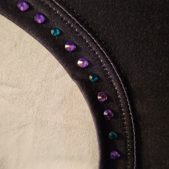 NWOT!  Custom diamond skull top goth - Picture 4 of 8